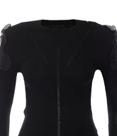 MAGLIA IN LANA CON RUCHES