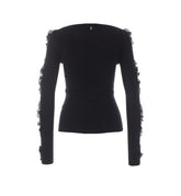 MAGLIA IN LANA CON RUCHES