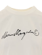 OVERDYED T-SHIRT WITH CALLIGRAPHIC PRINT