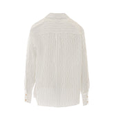 KACAO CAMICIA A RIGHE CON COLLETTO ALLUNGATO