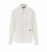 KACAO CAMICIA A RIGHE CON COLLETTO ALLUNGATO