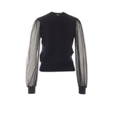 MAGLIA MISTO LANA CON MANICHE A PALLONCINO