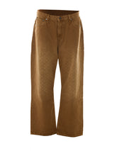 FADED MONOGRAM AMBA JEANS