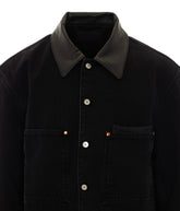 WORKWEAR OVERSHIRT IN SELVEDGE DENIM