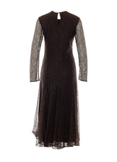 ABITO LUNGO IN PIZZO CON PAILLETTES