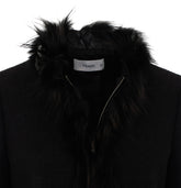 BLOUSON IN LANA E VOLPE