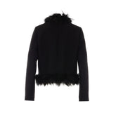 BLOUSON IN LANA E VOLPE