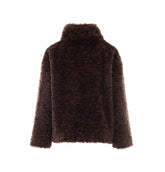 CURLY EFFECT SHORT JACKET