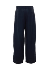 PANTALONE STRAIGHT EFFETTO PELLE NABUK BAROLO