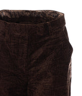 STRAIGHT VELVET PANTS