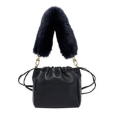 DOUBLE STRAP BUCKET BAG