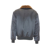 COLLAR FAUX FUR BOMBER