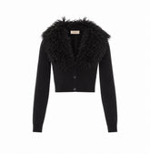 CARDIGAN IN FAUX FUR