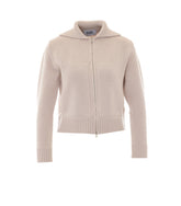 HALF ZIP KNITTED CARDIGAN
