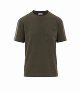 T-SHIRT IN JERSEY CON SHINY TAB