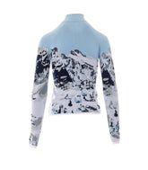 JACQUARD LANDSCAPE LONG SLEEVES TOP
