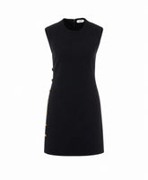 STRETCH VISCOSE CADY MINI DRESS