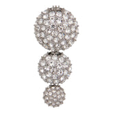 KALLAS RHINESTONE-STUDDED DROP EARRINGS