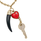 KOMA NECKLINE WITH CHARMS