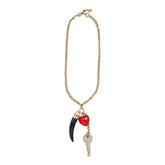 KOMA NECKLINE WITH CHARMS