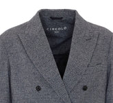 DOUBLE BREASTED BUTTON BLAZER