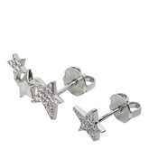 ORECCHINI ROCK STAR STRASS