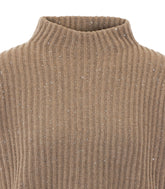 SPARKLING AND RIBBED DAZZLING JERSEY