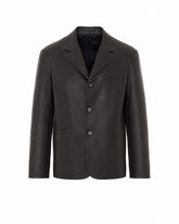 BLAZER IN FAUX LEATHER