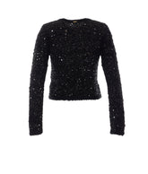 KNITTED JACKET WITH EMBROIDERY