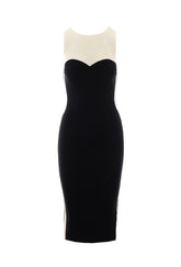 KNITTED MIDI DRESS
