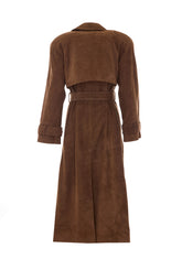 CORRIN SUEDE LEATHER COAT