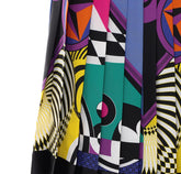 TEATRO PRINT PLEATED SKIRT