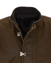 SOFT FEEL DECK HOOK WASHED BOMBER JACKET