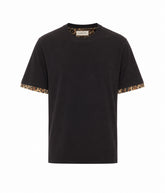 LEOPARD DETAIL T-SHIRT