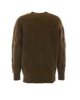 CARDIGAN IN LANA A TRECCE