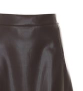 GONNA IN FAUX LEATHER MIDI