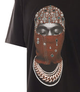 T-SHIRT CON STAMPA MASK JEWERLY