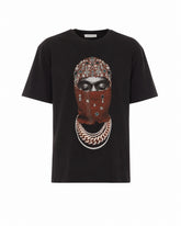 T-SHIRT CON STAMPA MASK JEWERLY