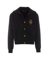 VIRGIN WOOL CARDIGAN WITH EMBROIDERY