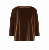 VELVET EFFECT BLOUSE