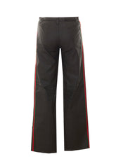 PANTALONE DENIM TWILL DI COTONE SPALMATO CON NASTRO WEB