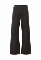 PANTALONE DENIM TWILL DI COTONE SPALMATO CON NASTRO WEB