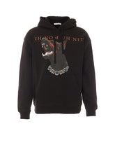 FELPA CON CAPPUCCIO STAMPA NEW DOBERMANN