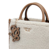 BORSA TOTE IN FAUX FUR