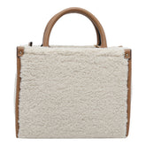 BORSA TOTE IN FAUX FUR