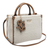BORSA TOTE IN FAUX FUR