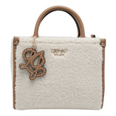 BORSA TOTE IN FAUX FUR