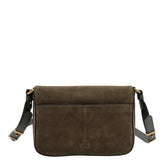 MINI LOVE SATCHEL SUEDE CROSSBODY BAG