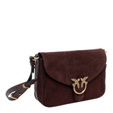 BORSA A TRACOLLA LOVE SATCHEL MINI IN SUEDE