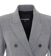STRETCH DOUBLE-BREASTED SLIM BLAZER